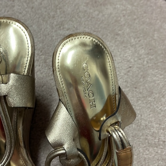Authentic Coach Wedges in good used condition - Picture 2 of 7